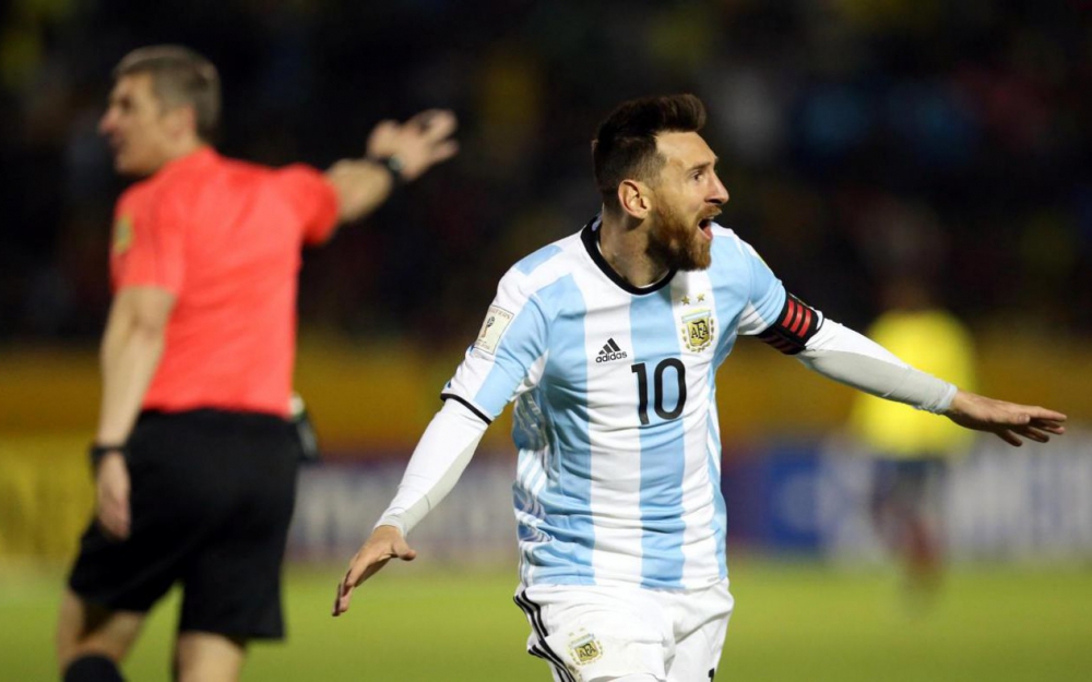 Lionel Messi Bermain untuk Argentina pada Ajang Piala Dunia Rusia 2018